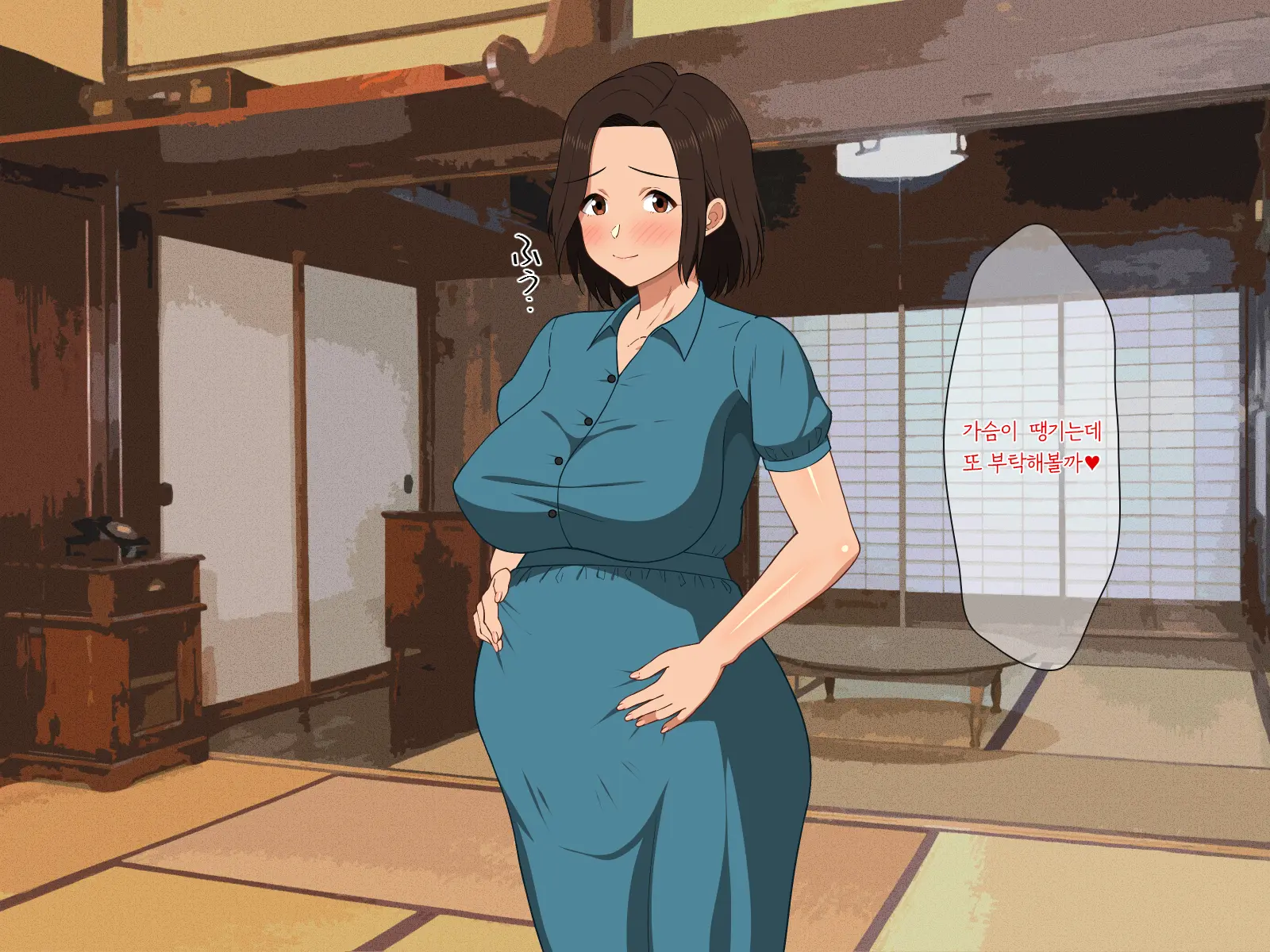 Manatsu No Inaka De Asedaku Ni Natte Musaboriau Oyako 한여름의 시골에서 땀투성이가 되어 서로 탐닉하는 모자